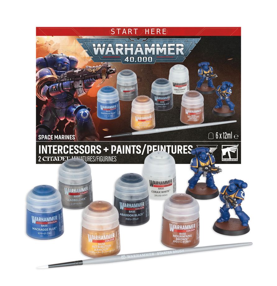 Warhammer 40K Intercessors + Paints