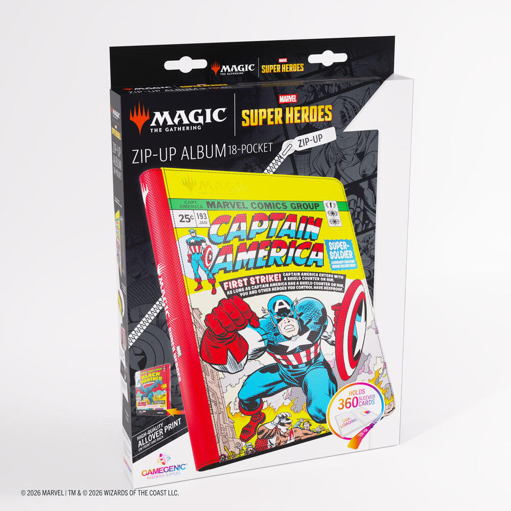 MTG Marvel Super heroes Album 18-Pocket - Captain America/Black Panther