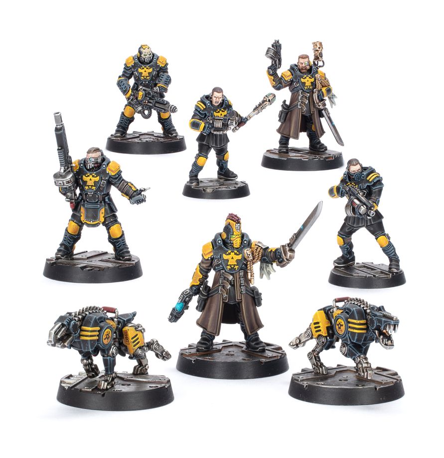 Warhammer Necromunda - Palanite Enforcer Captains and Sergeants