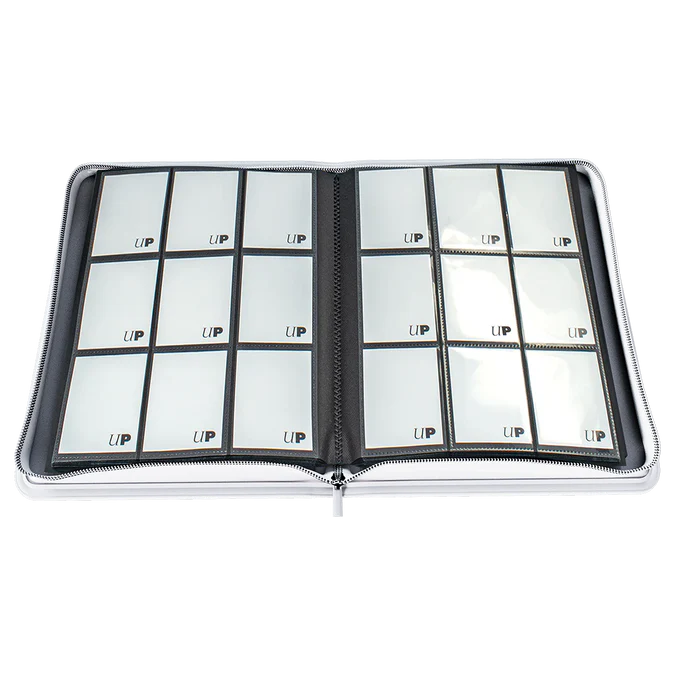 Vivid White 9-Pocket Zippered PRO-BINDER