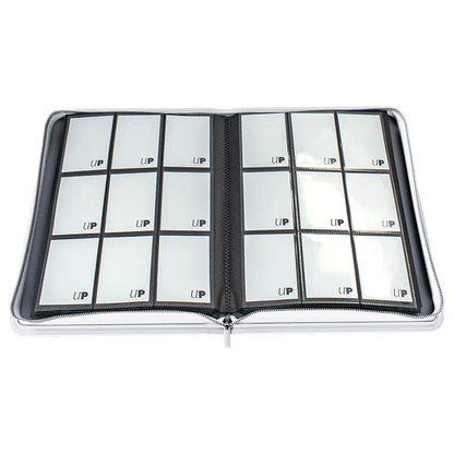 Vivid White 9-Pocket Zippered PRO-BINDER