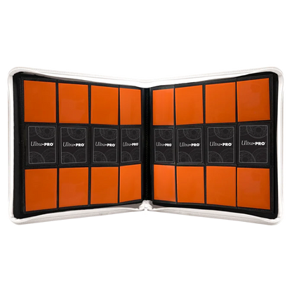 UltraPro Vivid White 12-Pocket Zippered PRO-BINDER