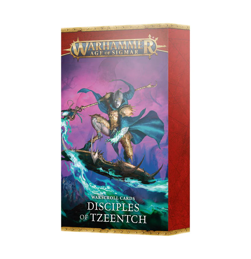 Warhammer AOS: WARSCROLL CARDS  - Disciples of Tzeentch
