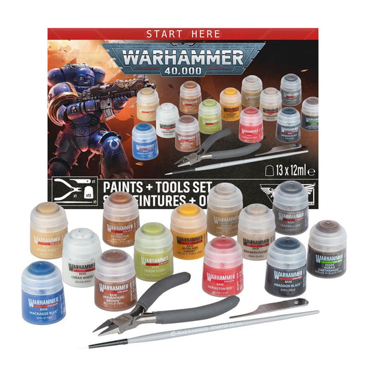 Warhammer 40K Paints & Tools Set
