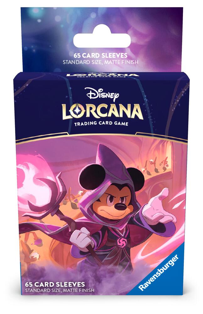 Sleeves Lorcana Card Mickey Mouse Wayward Sorcerer