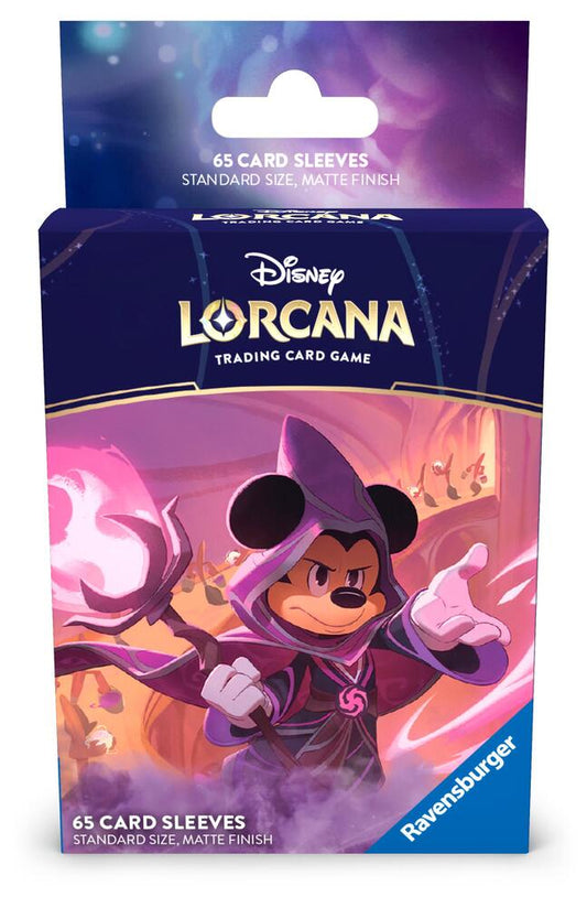 Sleeves Lorcana Card Mickey Mouse Wayward Sorcerer