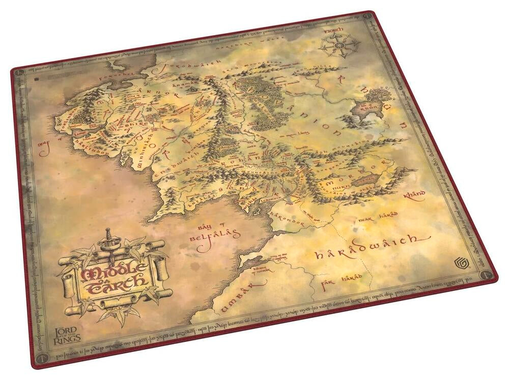 LOTR playmat - places of Middle Earth (Oversized)
