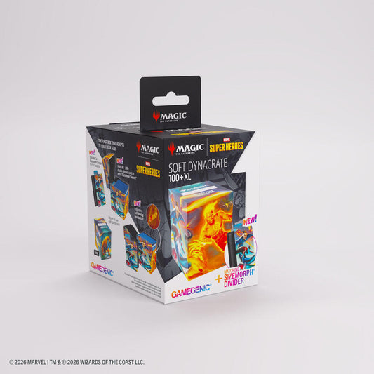 MTG Marvel Super heroes Soft Dynacrate deck box - Fantastic Four Unleashed