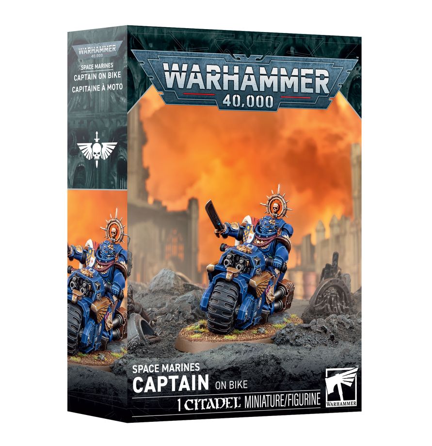 Warhammer 40k: Captain On Bike