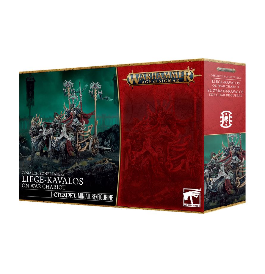 Warhammer Ossiarch Bonereapers Liege-Kavalos on War Chariot