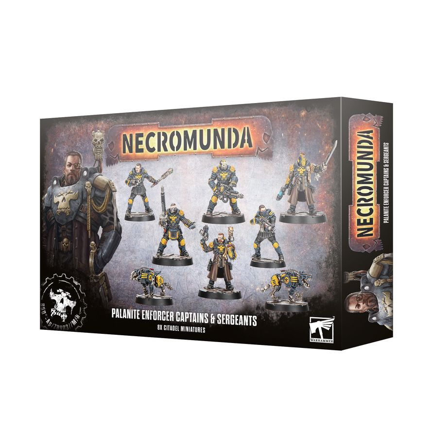 Warhammer Necromunda -  Palanite Enforcer Captains and Sergeants