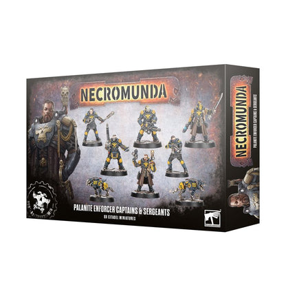 Warhammer Necromunda -  Palanite Enforcer Captains and Sergeants