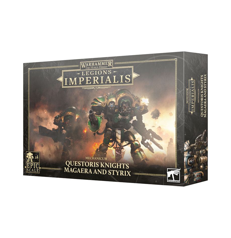 Warhammer The Horus Heresy: Mechanicum Questoris Knights Magaera and Styrix