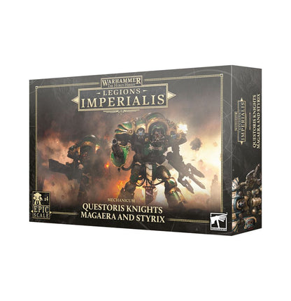 Warhammer The Horus Heresy: Mechanicum Questoris Knights Magaera and Styrix